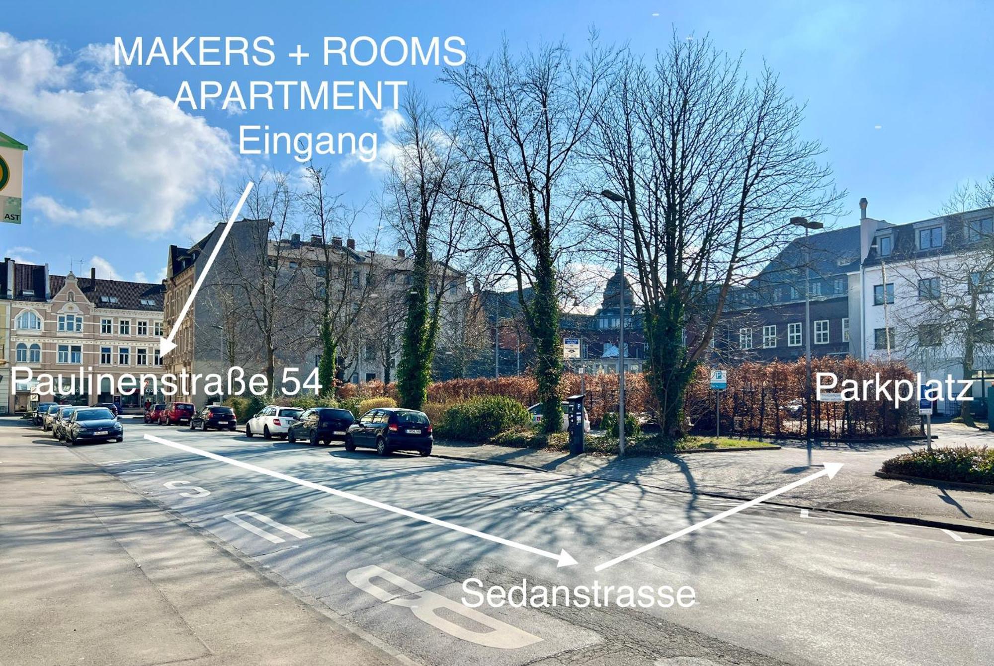 Makers And Rooms Apartment 01 Pauline 110Qm Parkplatz 1-4 Personen 데트몰트 외부 사진